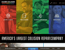 Tablet Screenshot of calibercollision.com